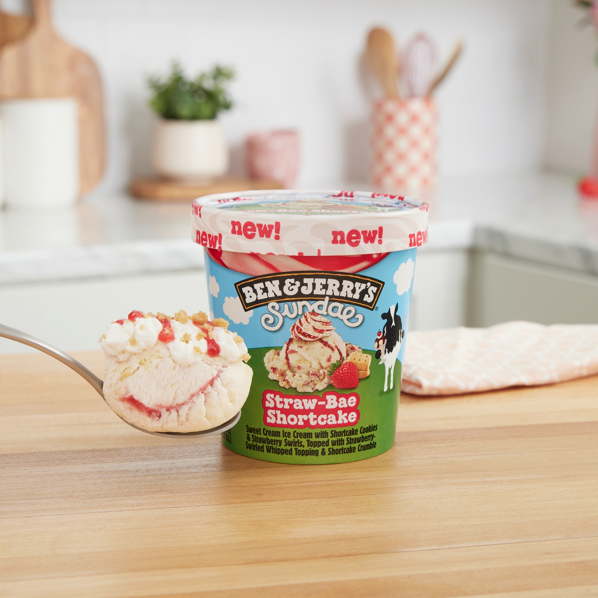 Straw-Bae Shortcake™ Sundae | Ben & Jerry's